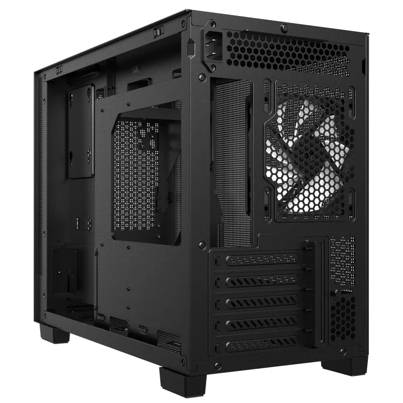 XPG VALOR MESH NANO MID-TOWER-CHASSIS - Juoda, Midi bokštas, PC, Juoda, micro ATX, Mini-ITX, SPCC, 17 cm