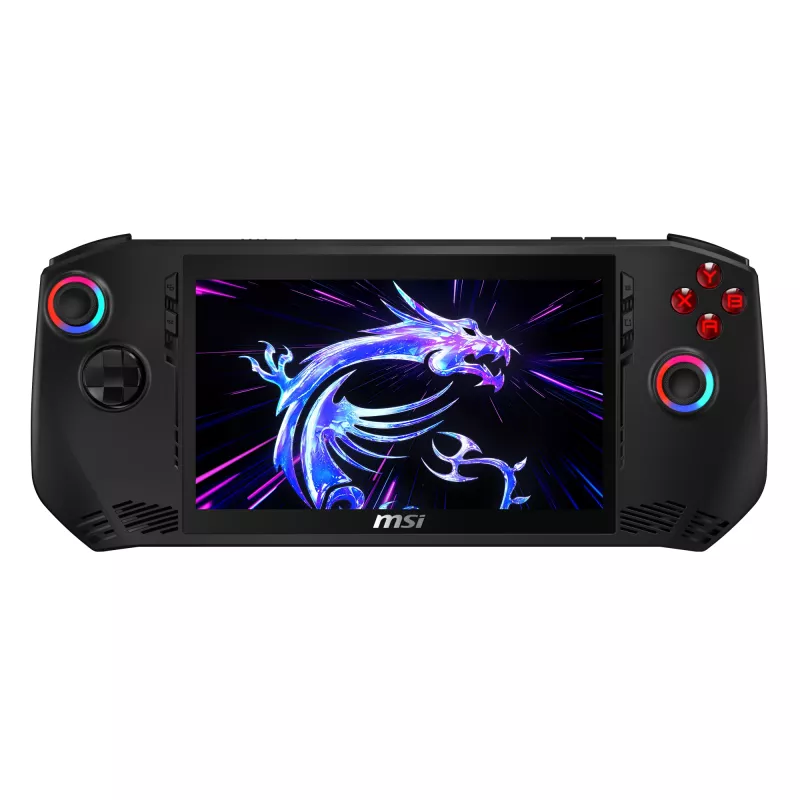 Nešiojama žaidimų konsolė MSI Claw 7 AI+ A2VM-028 — 7 colių 1920x1200 120Hz, Intel Arc, 512 GB PCIe 4.0 SSD, Wi‑Fi 7, juoda