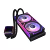 XPG LEVANTE II 240 Black skysčių aušinimo komplektas, 12 cm, 26,7 sone, juoda