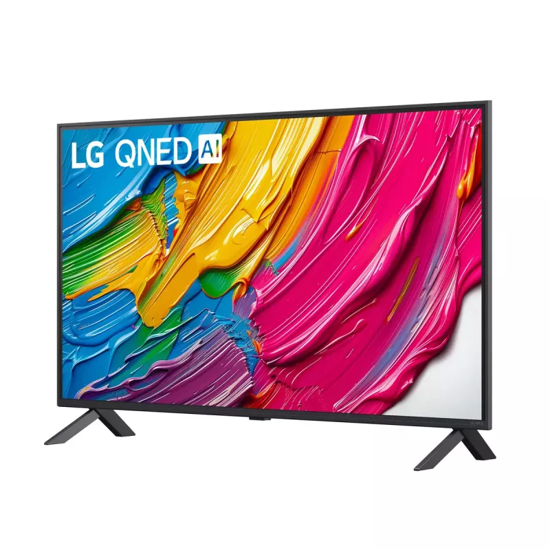 LG QNED AI 43QNED80A6A 109,2 cm (43 colių) 4K Ultra HD išmanusis televizorius Wi-Fi juodas
