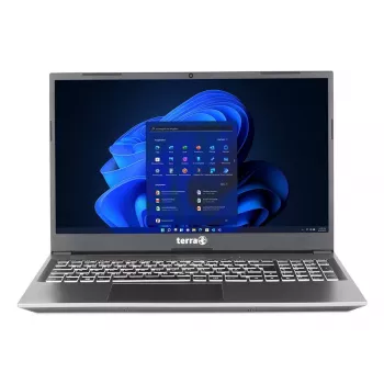 Nešiojamas kompiuteris TERRA 1500P R5-7430U W11 AMD Ryzen™ 5 39,6 cm (15,6 colio) 16 GB DDR4-SDRAM 500 GB SSD Wi-Fi 6E (802.11ax) Windows 11 Home Sidabrinis