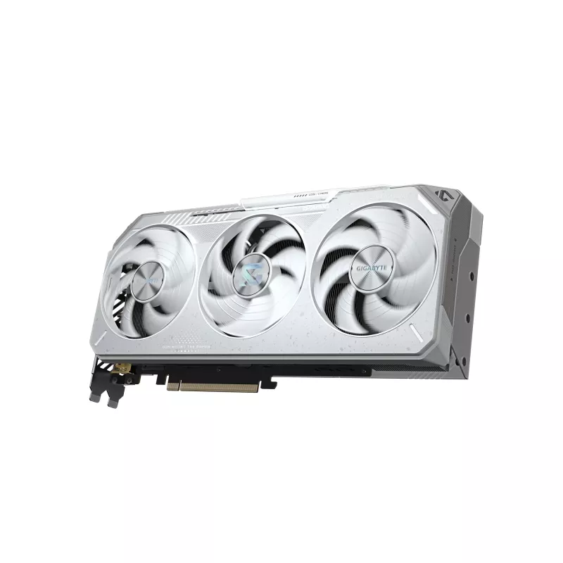 Vaizdo plokštė GIGABYTE Radeon RX 9070 XT GAMING OC ICE 16 GB GDDR6 256-bit PCIe 5.0 3 ventiliatoriai balta