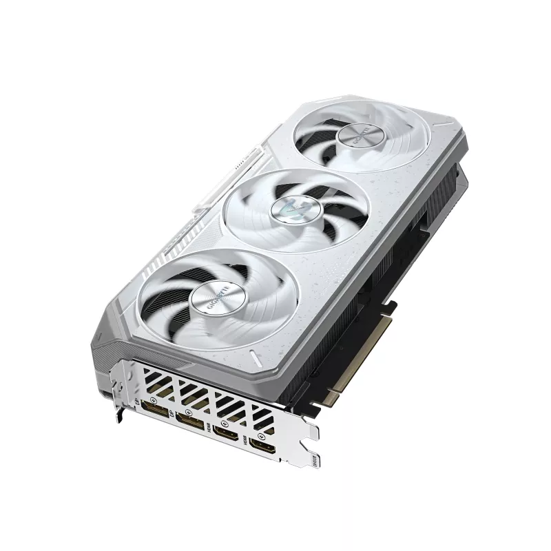 Vaizdo plokštė GIGABYTE Radeon RX 9070 XT GAMING OC ICE 16 GB GDDR6 256-bit PCIe 5.0 3 ventiliatoriai balta
