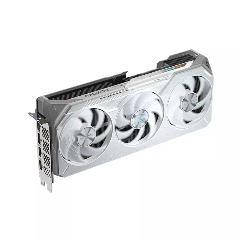 Vaizdo plokštė GIGABYTE Radeon RX 9070 XT GAMING OC ICE 16 GB GDDR6 256-bit PCIe 5.0 3 ventiliatoriai balta