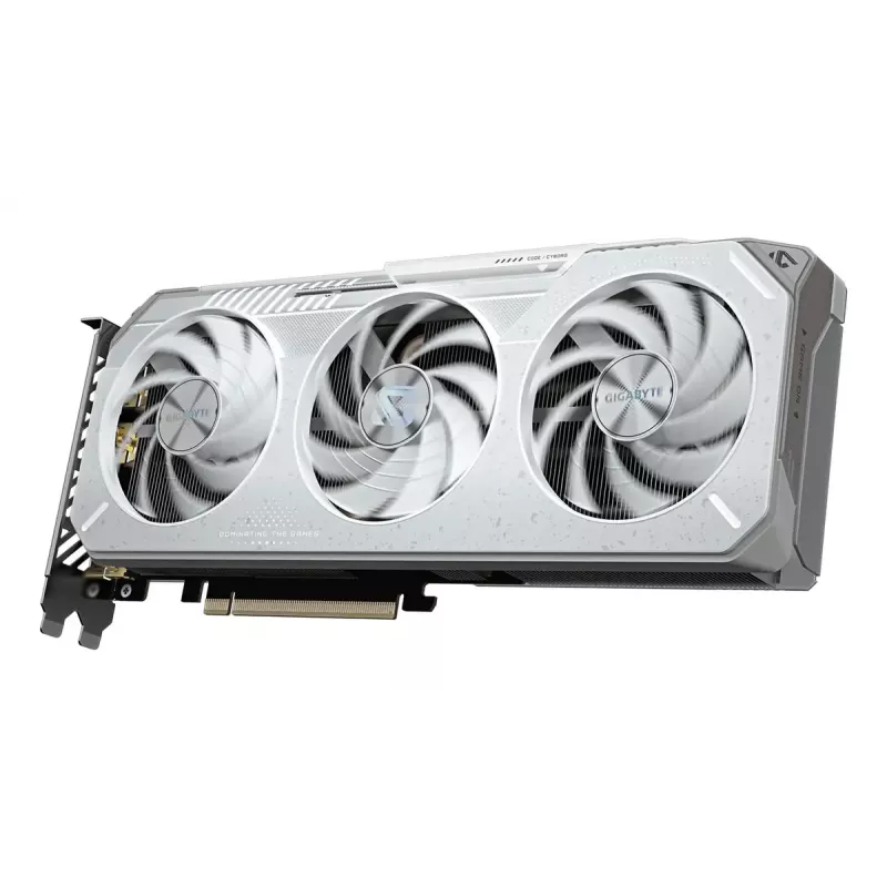Vaizdo plokštė GIGABYTE Radeon RX 9060 XT OC ICE — 16 GB GDDR6, 128 bitų, PCIe 5.0, 3 ventiliatorių WINDFORCE