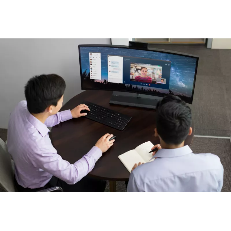 HP Wireless Premium Keyboard – pilno dydžio belaidė klaviatūra su membraniniais klavišais, juoda
