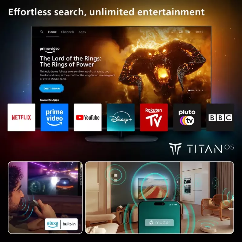 Philips 55PUS8500/12 Televizorius 139,7 cm (55 col.) 4K Ultra HD Smart TV Wi-Fi Juodas
