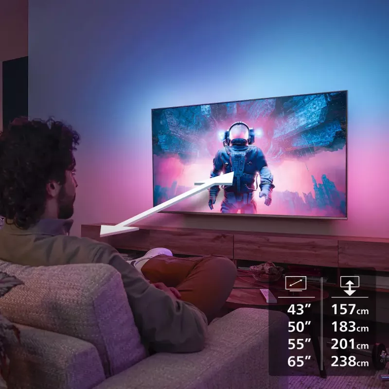 Philips 55PUS8500/12 Televizorius 139,7 cm (55 col.) 4K Ultra HD Smart TV Wi-Fi Juodas