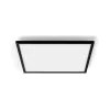 Protingos lubinės lempos Philips Hue Aurelle Square Panel 600×600 mm, Bluetooth, 220–240V, 48 mm gylis, juoda/balta
