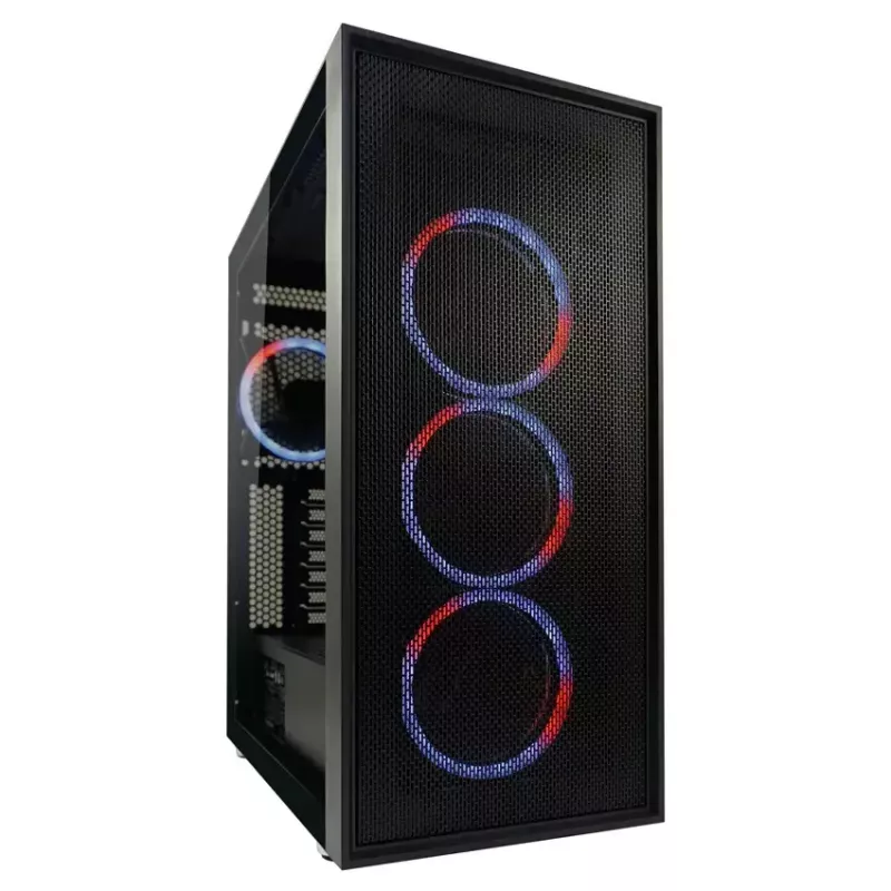 Korpusas LC-Power Black_Wanderer_X Midi Tower juodas