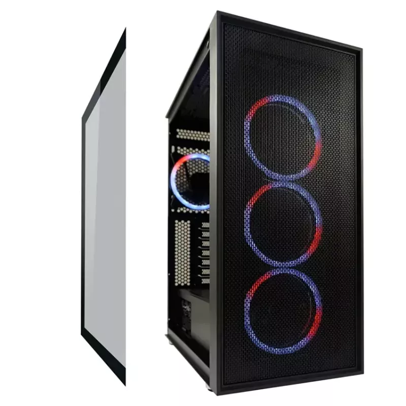 Korpusas LC-Power Black_Wanderer_X Midi Tower juodas