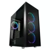 Korpusas LC-Power Black_Wanderer_X Midi Tower juodas