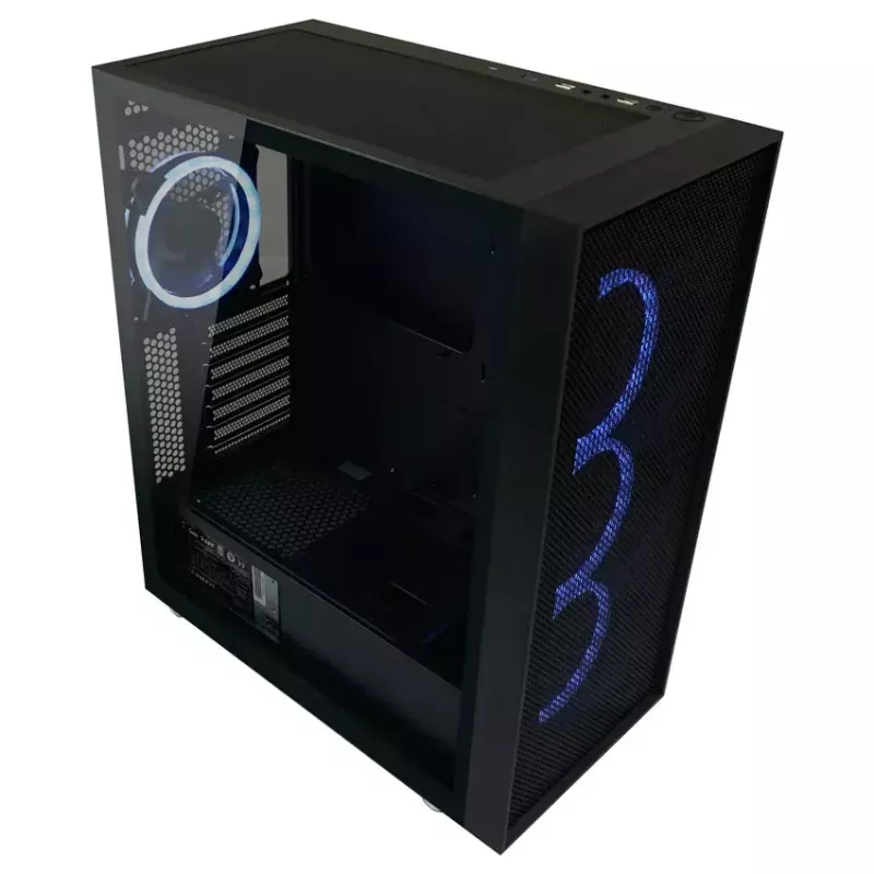 Korpusas LC-Power Black_Wanderer_X Midi Tower juodas