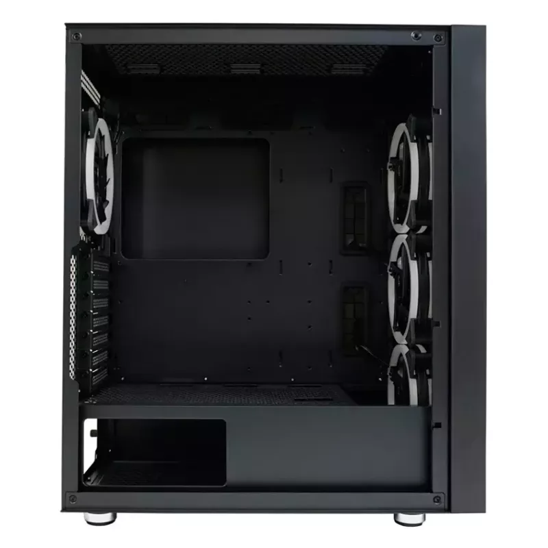 Korpusas LC-Power Black_Wanderer_X Midi Tower juodas
