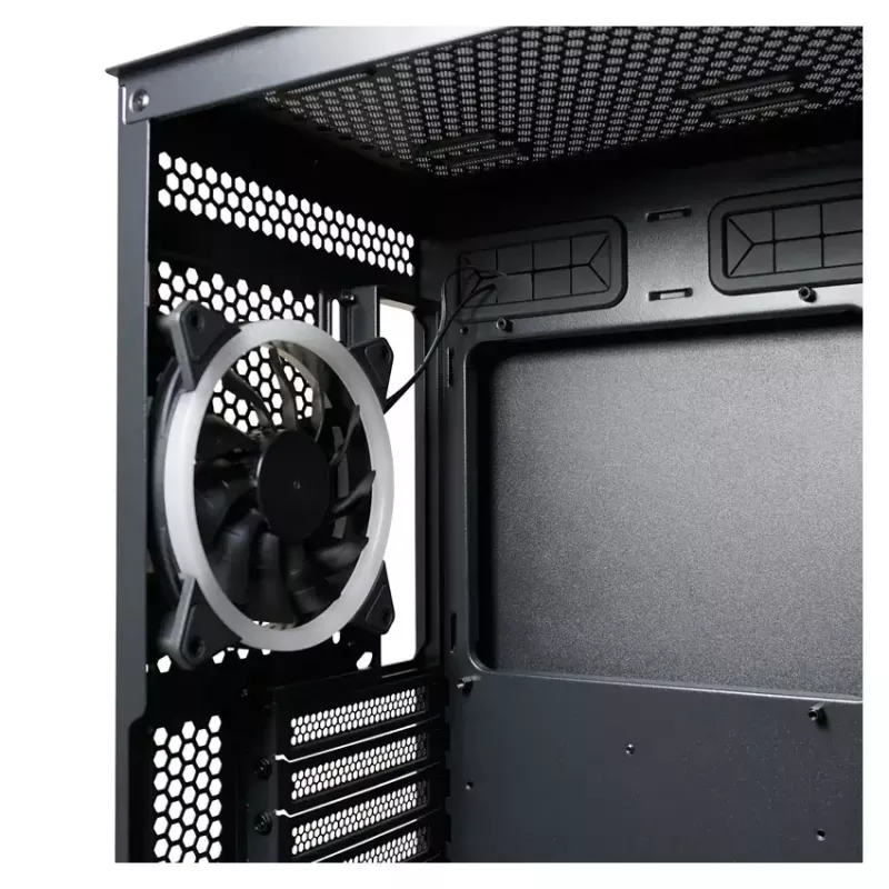 Korpusas LC-Power Black_Wanderer_X Midi Tower juodas