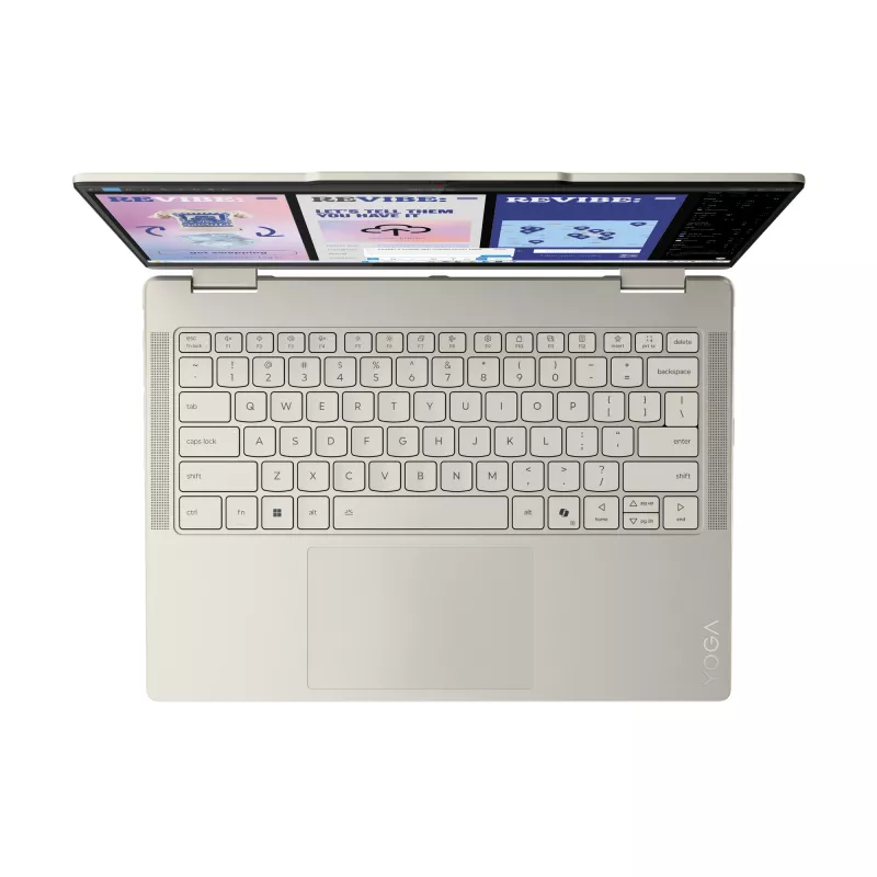 Lenovo Yoga 7 2-in-1 14ILL10 Copilot+ PC nešiojamas kompiuteris Intel Core Ultra 5 226V 35,6 cm (14 colių) jutiklinis ekranas WUXGA 16 GB LPDDR5x-SDRAM 1 TB SSD Wi-Fi 7 Windows 11 Home Pilka