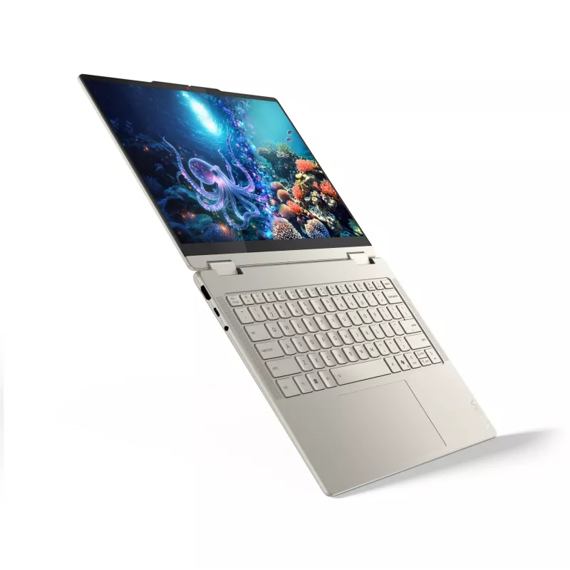 Lenovo Yoga 7 2-in-1 14ILL10 Copilot+ PC nešiojamas kompiuteris Intel Core Ultra 5 226V 35,6 cm (14 colių) jutiklinis ekranas WUXGA 16 GB LPDDR5x-SDRAM 1 TB SSD Wi-Fi 7 Windows 11 Home Pilka