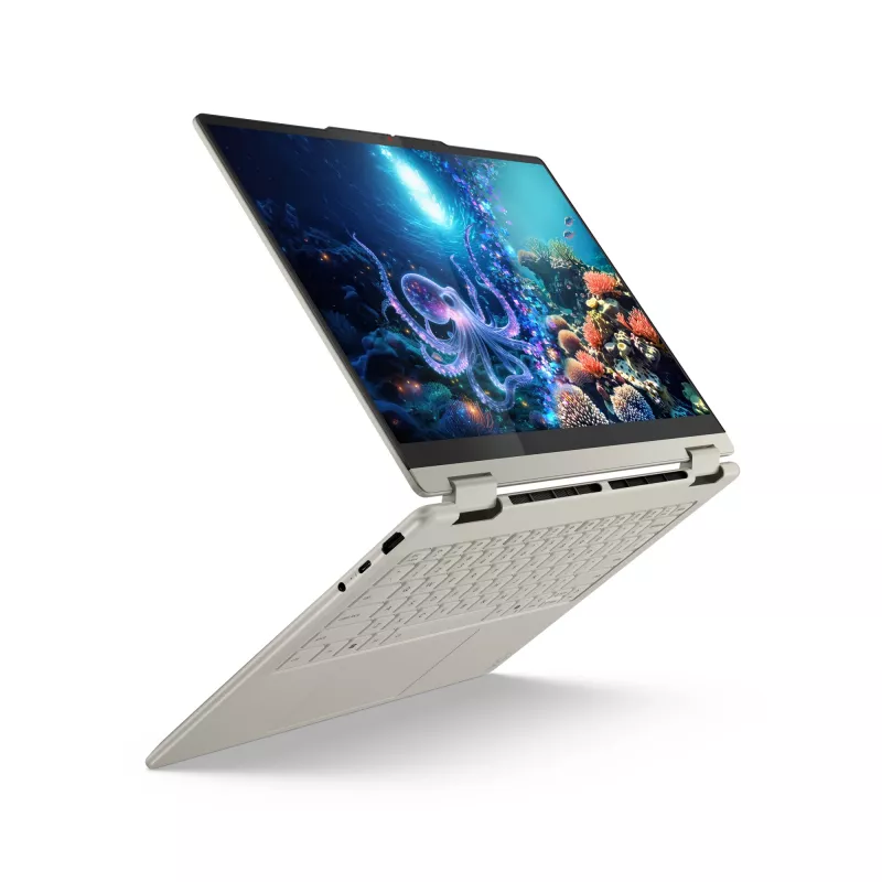 Lenovo Yoga 7 2-in-1 14ILL10 Copilot+ PC nešiojamas kompiuteris Intel Core Ultra 5 226V 35,6 cm (14 colių) jutiklinis ekranas WUXGA 16 GB LPDDR5x-SDRAM 1 TB SSD Wi-Fi 7 Windows 11 Home Pilka