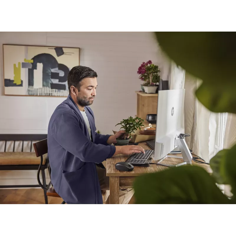 HP 400 apšviesta laidinė klaviatūra, pilno dydžio USB, juoda
