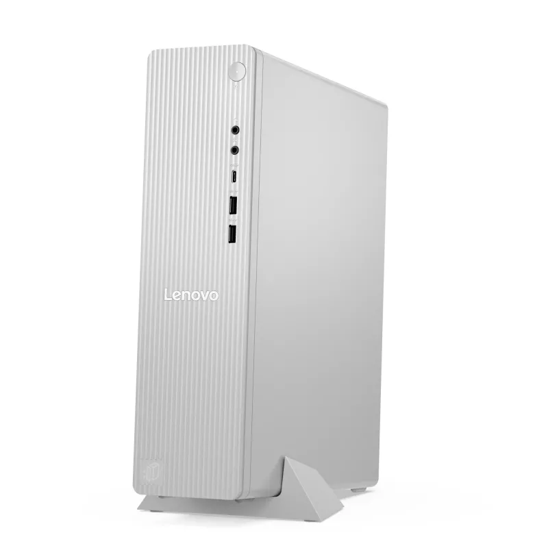 Stalinis kompiuteris Lenovo IdeaCentre Tower 08AKP10, AMD Ryzen™ 5 220, 16 GB DDR5, 1 TB SSD, Windows 11 Home, SFF, pilka