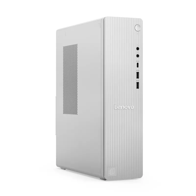 Stalinis kompiuteris Lenovo IdeaCentre Tower 08AKP10, AMD Ryzen™ 5 220, 16 GB DDR5, 1 TB SSD, Windows 11 Home, SFF, pilka