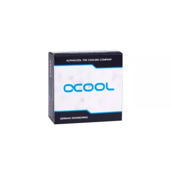 Alphacool ES D-Plug juodas žalvarinis radiatoriaus jungtis 2 cm 54 g