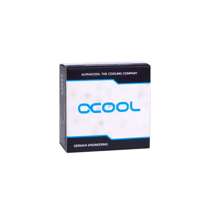 Alphacool ES D-Plug juodas žalvarinis radiatoriaus jungtis 2 cm 54 g