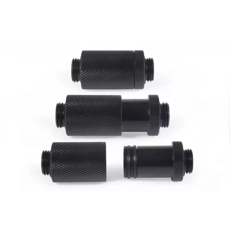 Alphacool ES D-Plug juodas žalvarinis radiatoriaus jungtis 2 cm 54 g