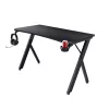 Stalas Trust GXT 700 Omnius Juodas Stačiakampis Metalinis Rėmas 1200x600x740mm