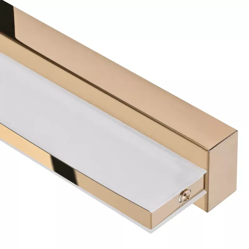 LED sieninis šviestuvas ActiveJet AJE-MERO GOLD, montuojamas ant paviršiaus, stačiakampis, 4000 K, 850 lm, nekeičiama lemputė