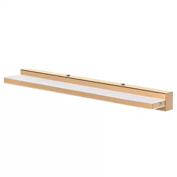 LED sieninis šviestuvas ActiveJet AJE-MERO GOLD, montuojamas ant paviršiaus, stačiakampis, 4000 K, 850 lm, nekeičiama lemputė