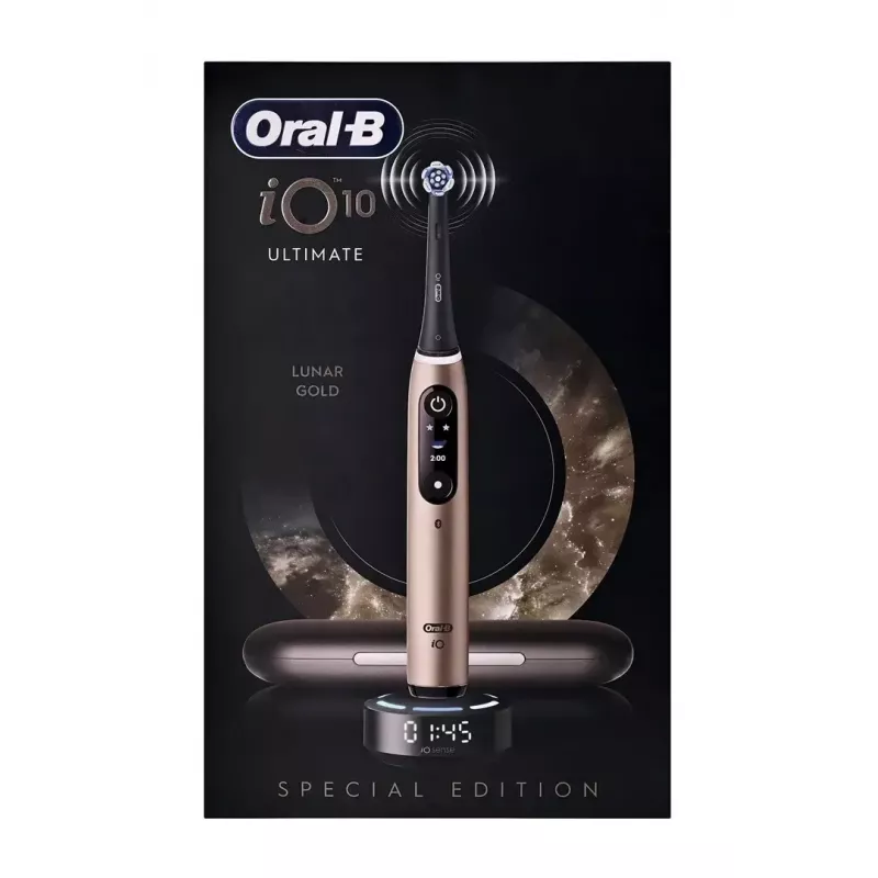 BRAUN Oral-B iO Series 10 17398125 elektrinis dantų šepetėlis suaugusiems Juodas