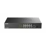 D-Link DGS-1010MP/E tinklo jungiklis Nevaldomas L2 Gigabit Ethernet (10/100/1000) Power over Ethernet (PoE) 1U Juodas