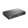 D-Link DGS-1010MP/E tinklo jungiklis Nevaldomas L2 Gigabit Ethernet (10/100/1000) Power over Ethernet (PoE) 1U Juodas