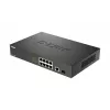 D-Link DGS-1010MP/E tinklo jungiklis Nevaldomas L2 Gigabit Ethernet (10/100/1000) Power over Ethernet (PoE) 1U Juodas