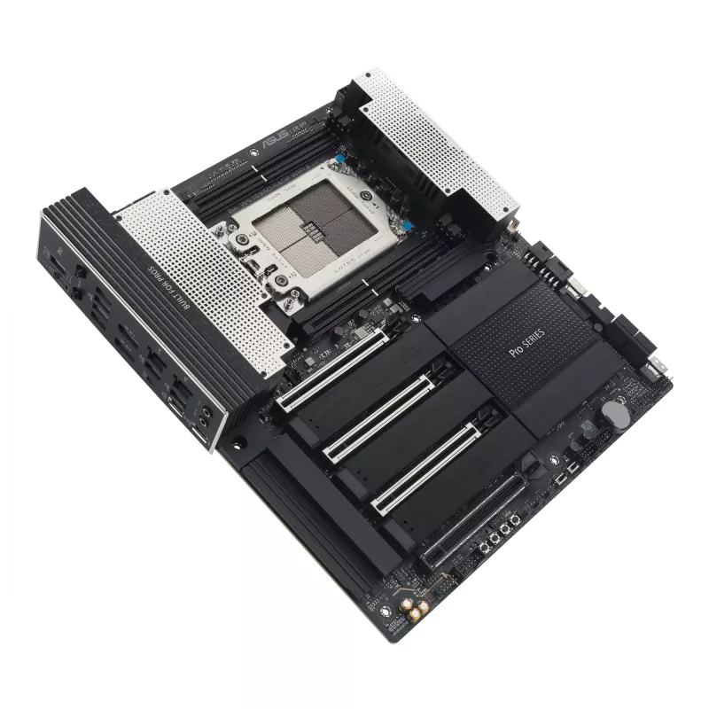 ASUS PRO WS TRX50-SAGE WIFI A pagrindinė plokštė — AMD TRX50, Socket sTR5, CEB, DDR5, Wi‑Fi 7