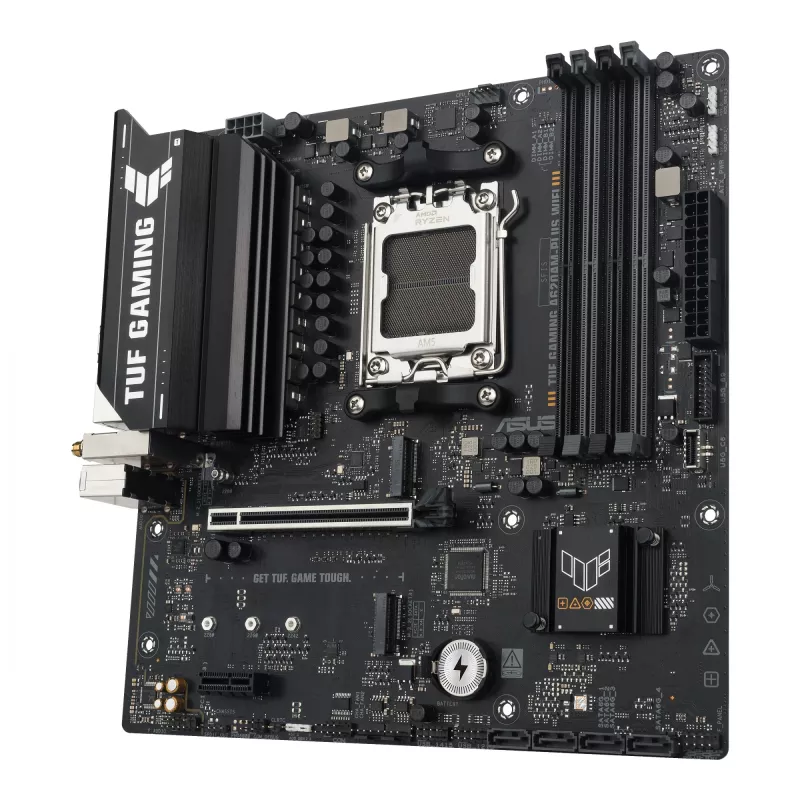 ASUS TUF GAMING A620AM-PLUS WIFI pagrindinė plokštė, AMD A620A, Socket AM5, micro ATX