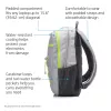 Kuprinė HP 39,62 cm (15,6 colio) Active Backpack pilka/neon geltona