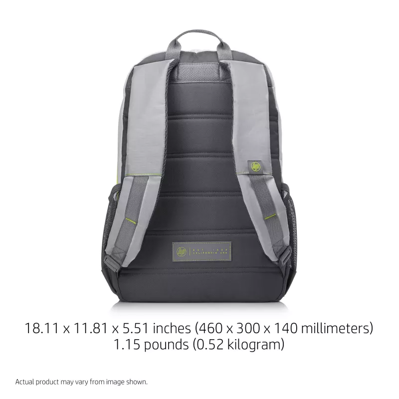 Kuprinė HP 39,62 cm (15,6 colio) Active Backpack pilka/neon geltona
