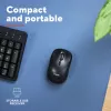 Trust Yvi+ pelė Universal Ambidextrous RF Wireless + Bluetooth Optinė 1600 DPI
