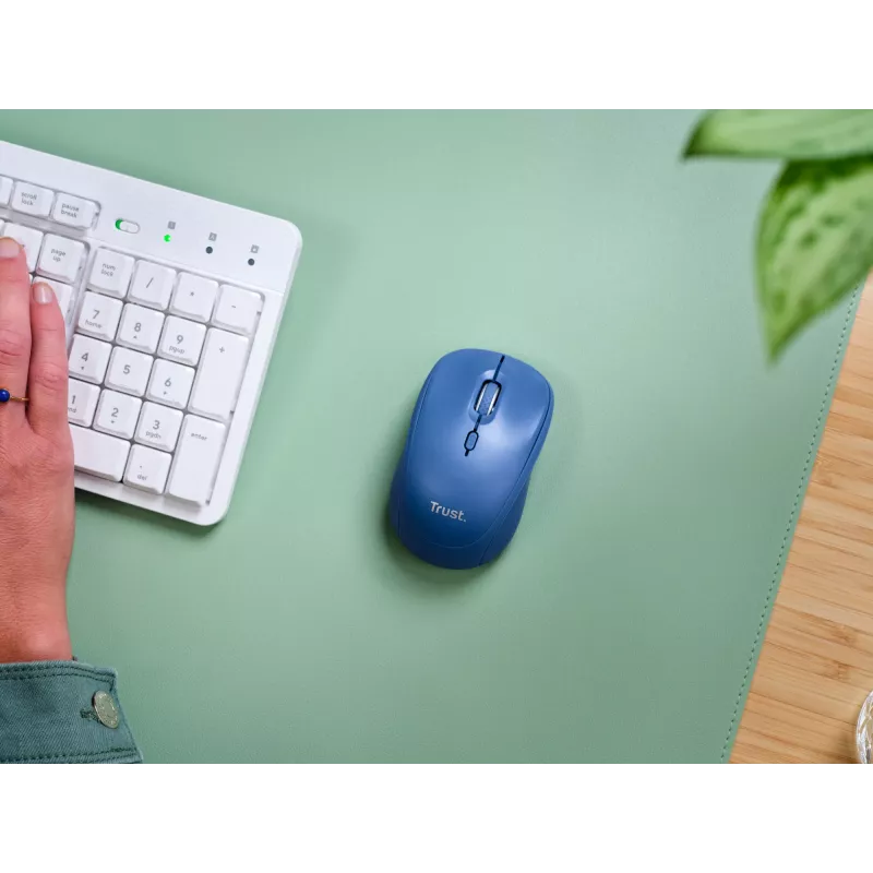 Trust Yvi+ pelė Universal Ambidextrous RF Wireless + Bluetooth Optinė 1600 DPI