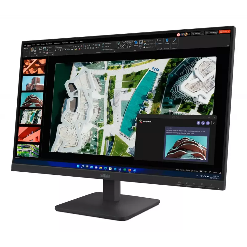 27 colių monitorius Lenovo ThinkVision S27-4e, Full HD, IPS, 6 ms, 300 cd/m², VESA, juodas