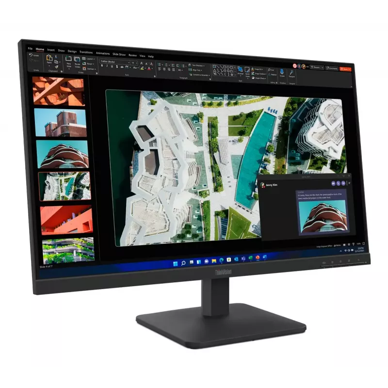 27 colių monitorius Lenovo ThinkVision S27-4e, Full HD, IPS, 6 ms, 300 cd/m², VESA, juodas
