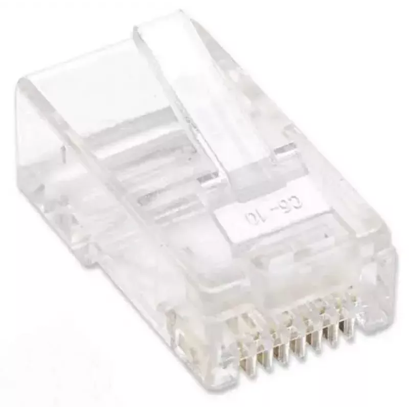 Intellinet RJ45 kištukai, Cat5e, UTP, 2 kontaktai, vytajai gyslai, 15 µ auksuoti kontaktai, 100 vnt.
