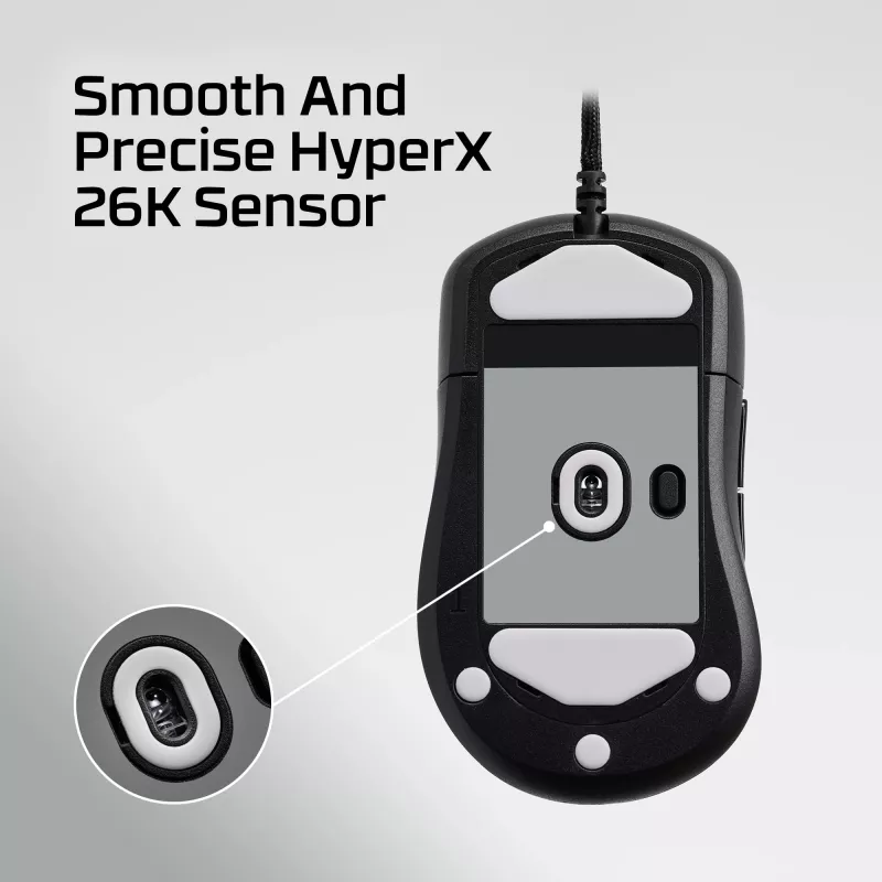 Žaidimų pelė HyperX Pulsefire Saga (Juoda)
