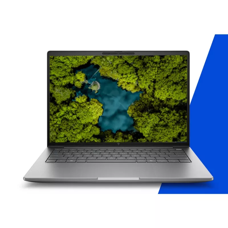 Mobilioji darbo stotis HP ZBook 8 G1i – 14 colių WUXGA, Intel Core Ultra 7 255H, 16GB DDR5, 512GB SSD, NVIDIA RTX 500 Ada, Windows 11 Pro, sidabrinė