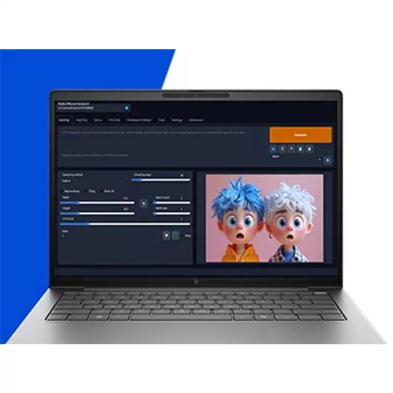Mobilioji darbo stotis HP ZBook 8 G1i – 14 colių WUXGA, Intel Core Ultra 7 255H, 16GB DDR5, 512GB SSD, NVIDIA RTX 500 Ada, Windows 11 Pro, sidabrinė