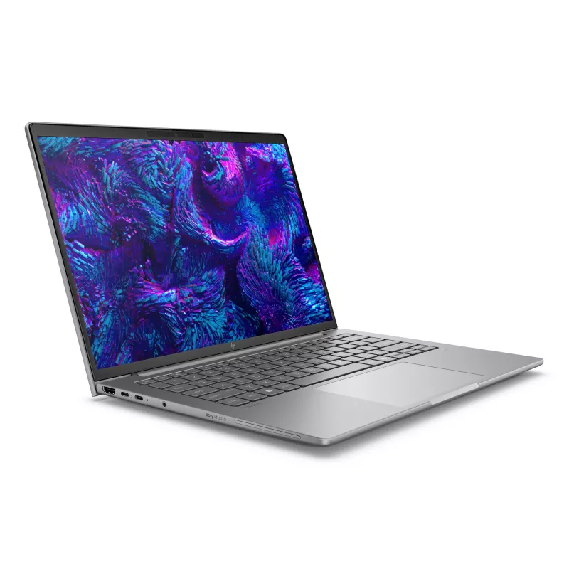 Mobili darbo stotis HP ZBook 8 G1i — 14 colių WUXGA, Intel Core Ultra 7 255H, 16 GB DDR5, 1 TB SSD, NVIDIA RTX 500 Ada, Windows 11 Pro, sidabrinė