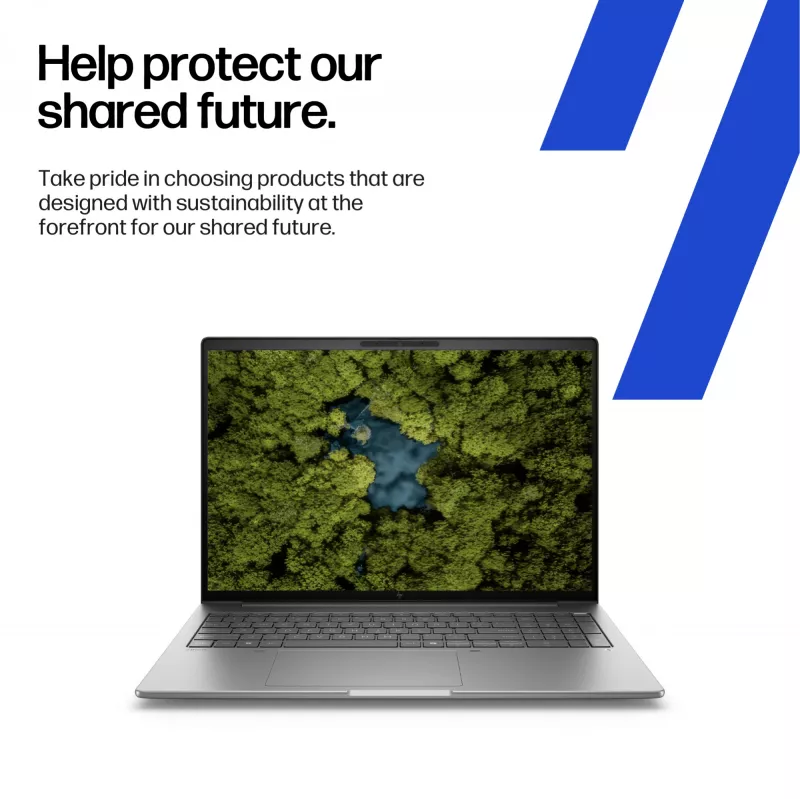 Mobili darbo stotis HP ZBook 8 G1i — 14 colių WUXGA, Intel Core Ultra 7 255H, 16 GB DDR5, 1 TB SSD, NVIDIA RTX 500 Ada, Windows 11 Pro, sidabrinė