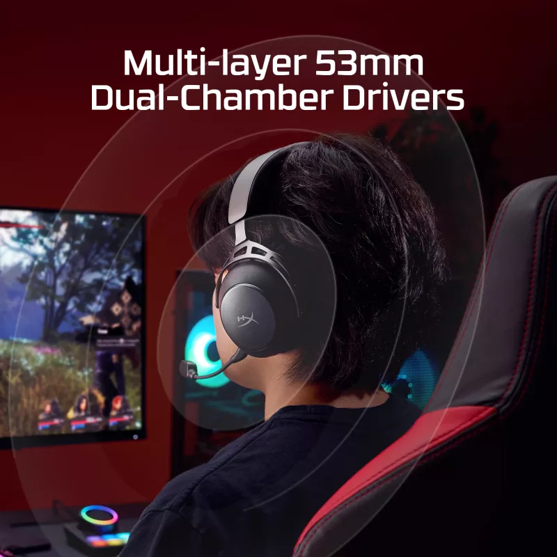 Belaidės žaidimų ausinės HyperX Cloud Alpha 2